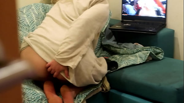 CAUGHT MY STEPSISTER IN ACT , WATCHING ONE VIDEO