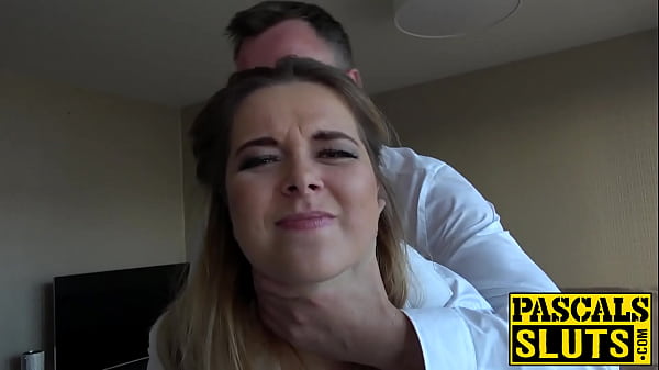 Bearded dude dominates a blonde sub