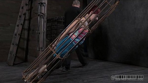 Hoisted hotty waits lustily  