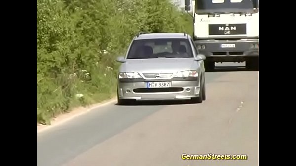 redhead german picked up for sex in nature