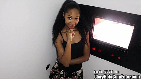 Small Tits Nice Ass Hottie Blowing Strangers in Glory Hole