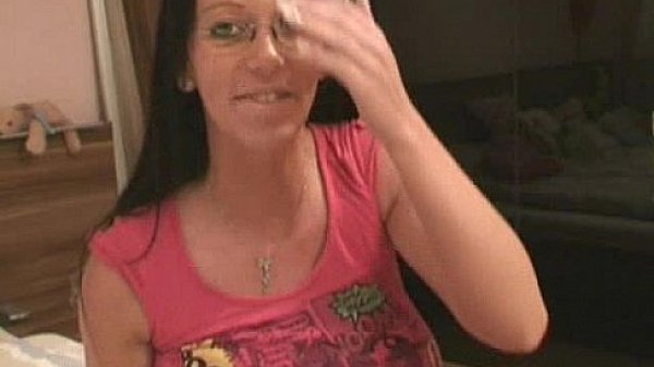 Pregnant amateur girl sucks and fucks and swallows