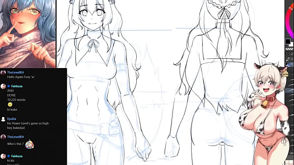 Ecchi broadcast by FoxyRain on Picarto from September Fourth 2020  