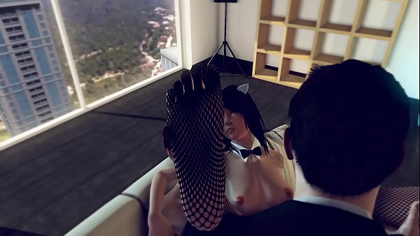 3D sex group friends