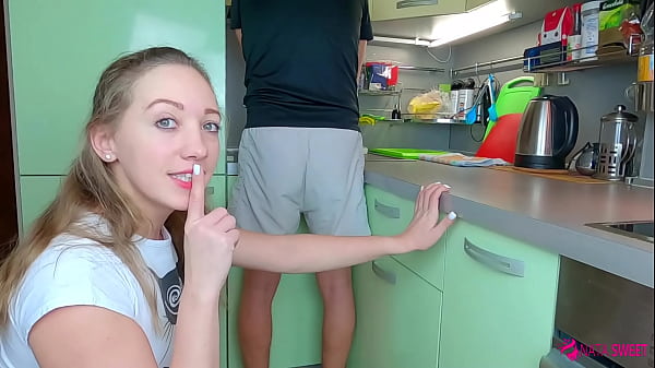 Real horny stepsister seduced stepbrother and took his virginity while parents were not at home! Real homemade role play video