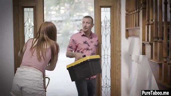 Nerdy dirty girl anal fucked by a guy