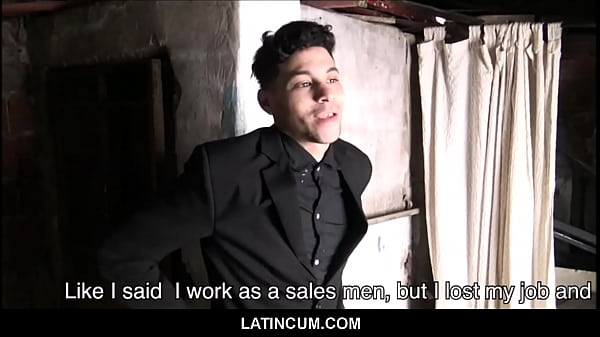 Cute Amateur Straight Latino Twink Paid Money Have Sex While On Job Interview POV  