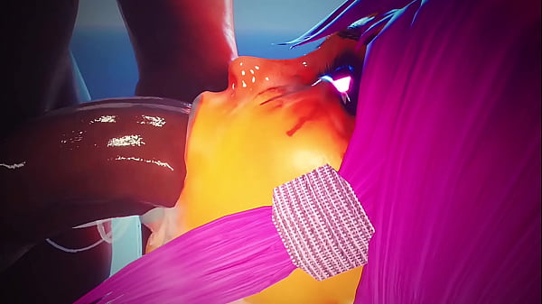 Yellow bitch makes out a guy's penis