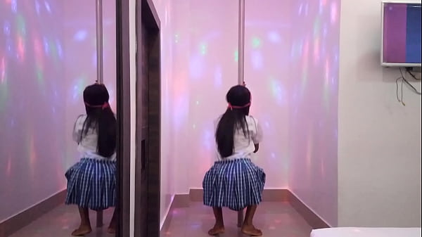 HOT BRUNETTE STUDENT ATTENDS THE GRAMMAR TEACHER'S DEPARTMENT AND GIVES HIM A SENSUAL AND VERY HOT EROTIC DANCE. STUDENT PORN  