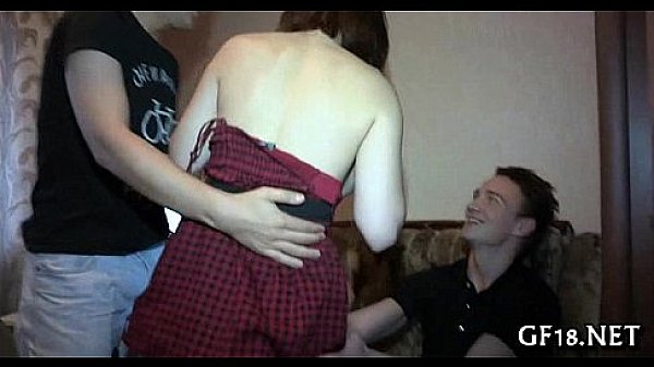 Amoral spectacled lad holds hand  