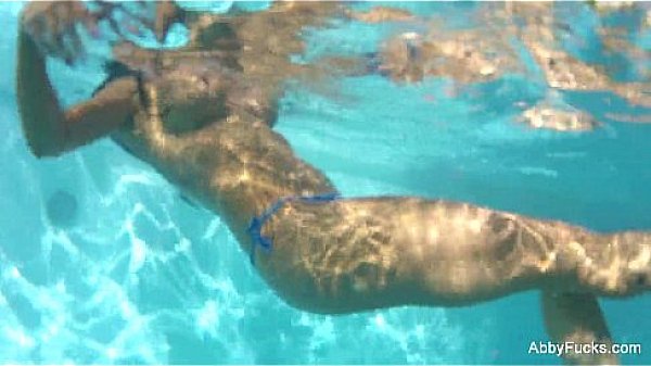 Abigail Mac pool fun