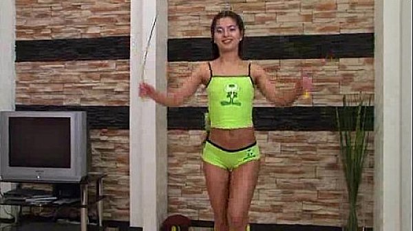 Nude Girl Getting Fit