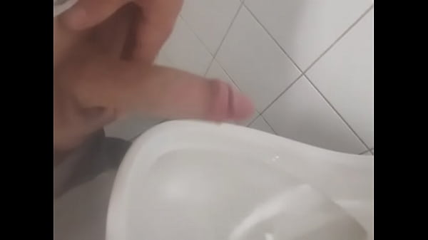 horny  in public toilet  