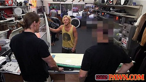 Surfer dude wants in the ass