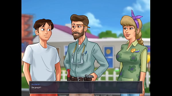 Jogo Porno 2D, Summertime Saga ep 45 - Quero pegar a Tia da Creche  