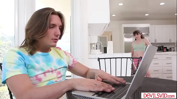 Petite latina Pixie Smalls is seducing her roommate Axel Haze. Shes not wearing panties so the guy dives in, licks her hairy pussy then fucks her ass.