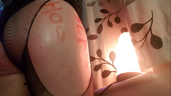 Fishnet Cucumber Sissy Fun