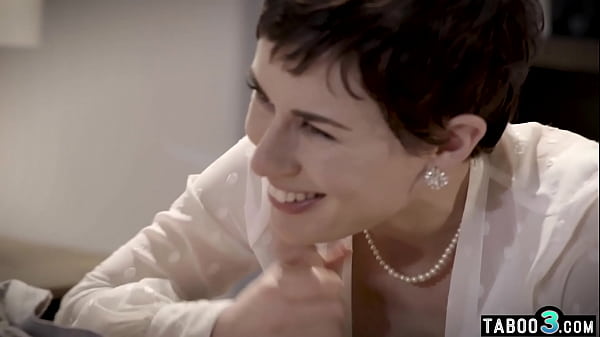 Short haired MILF nurse fucked hard by her horny chief