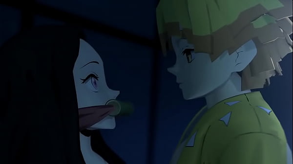 Zenitsu e Nezuko greatm8 hentai sucking  