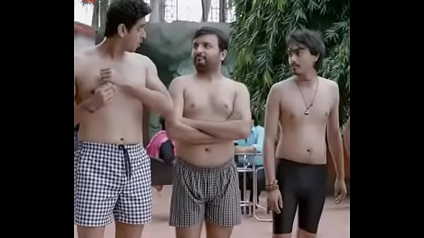 Indian Aunty tempting neighbors  in swimming pool with hot dress. Two piece dress  