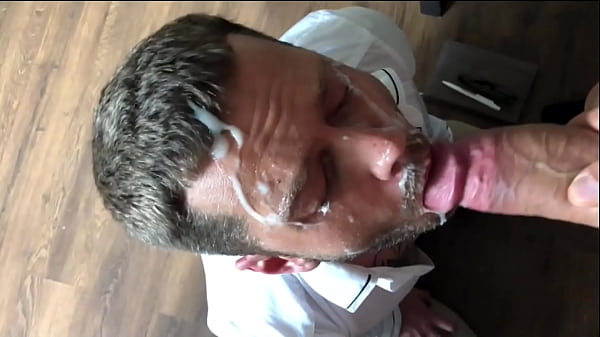Massive cumshots on my face part.2