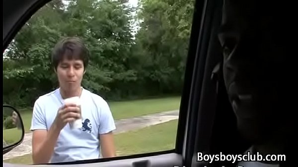 Blacks On Boys - White Skinny Gay Boy Enjoy Big Black Cock 03