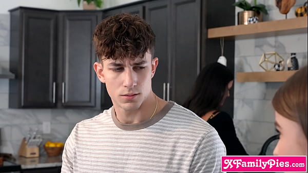 Stepmom and stepsister feeling inside Halloween boxes and find this