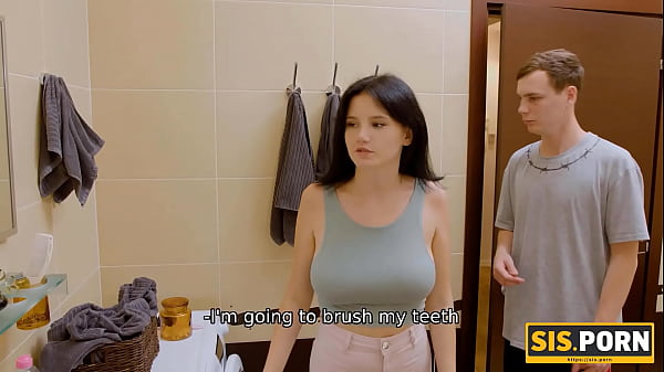 Sensual babe in white socks does it with her own stepbrother