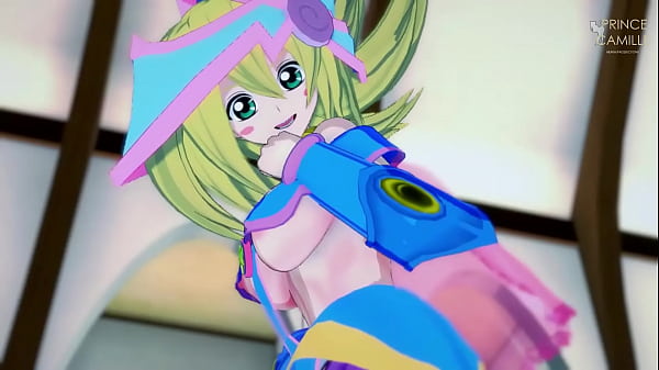 Dark Magician Girl touches herself until she cums  