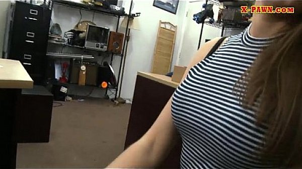 Sexy brunette babe railed by pawn dude  