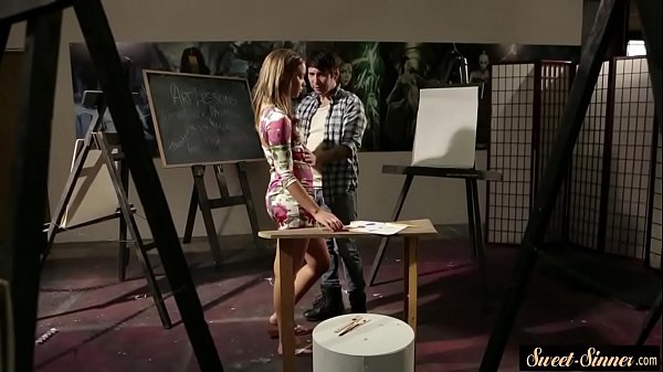 Tiny beauty pussyfucked from behind