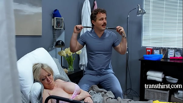 Busty GILF Patient Fucks A Nurse & That Pisses Off The Trans Doctor..