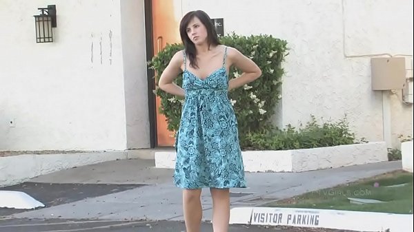 Sexy Girl Completely Naked in Public