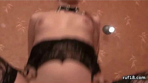 Teenie fucked in hard bondage