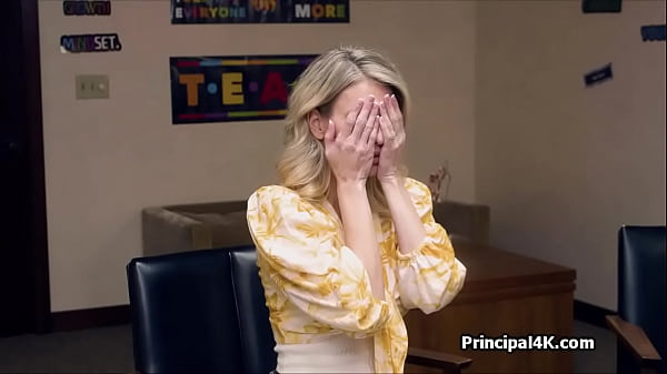 Slutty blond mature bends over for dick at the office  