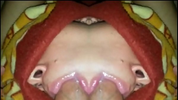 Weird intimate Blowjob