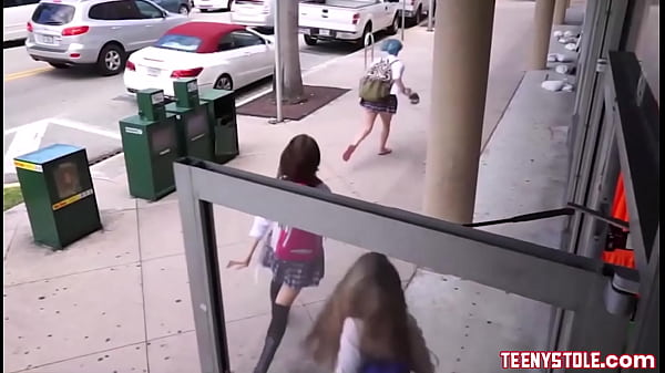 Blonde teenie shoplifter enjoying some dick in pussy from punisher officer  