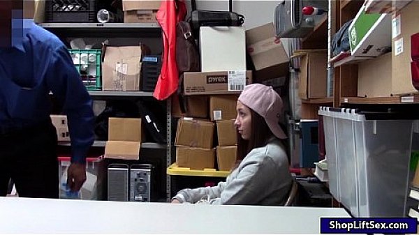 Hot teen Hayden Hennessy caught stealing merchandise in mall 