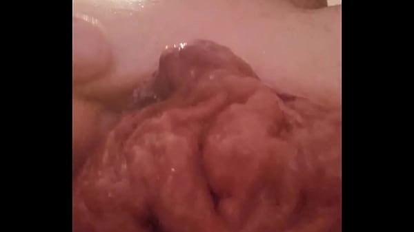 Closeup selffuck and prolapse