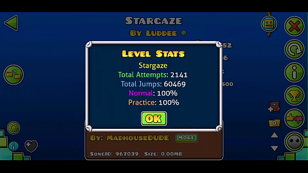 Featured tab level collab completion (Stargaze completion, 1 coin) - GD