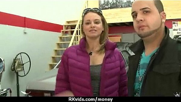 Amateur hottie takes cash for public sex 21