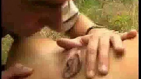 Betty Bi licked in the woods  