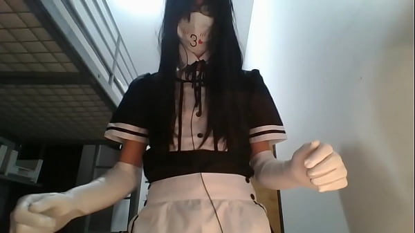 Asian Sissy Shemale Maid Cum Swallow  