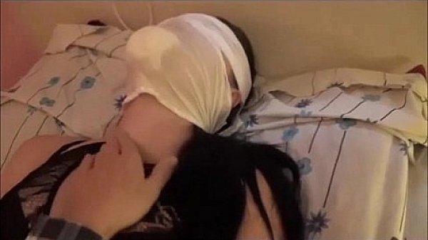 CLAUDIA GAGGED WITH GAUZE