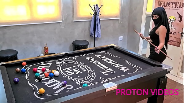 Fucking the arab waitress after win from her in the pool with her