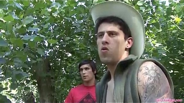 Outdoor shemale threesome 