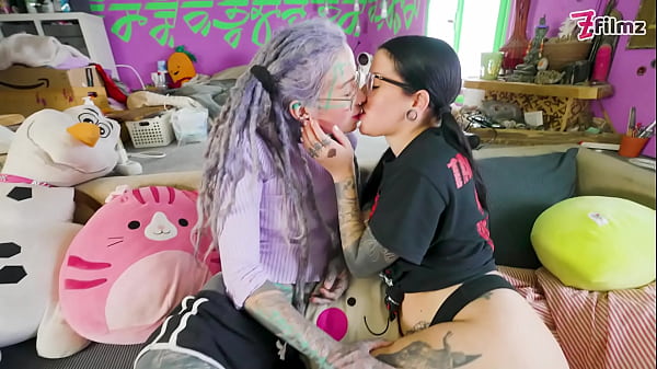 POV Tattooed Dick Threesome Ass Fucking 