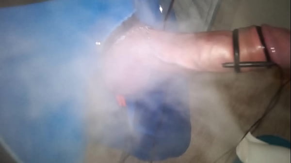 blowjob hard cock electro stimulation mystim cum 