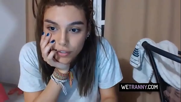 Beautiful tranny slut masturbate  