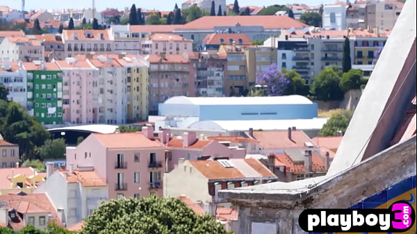 Sexy small tits babe revealed her amazing body and totally naked girl enjoyed posing for the Playboy